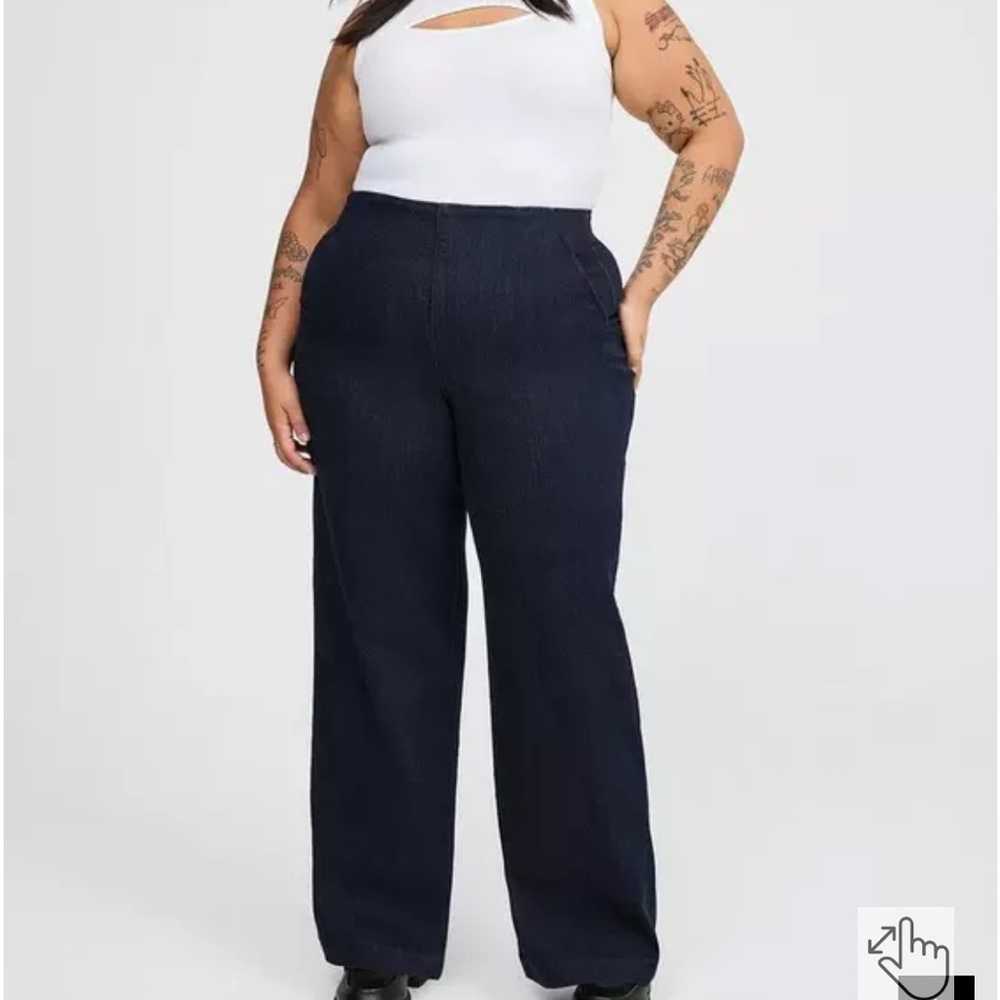 Torrid sz 20 Wide Leg Super Soft High-Rise Trouser Jean